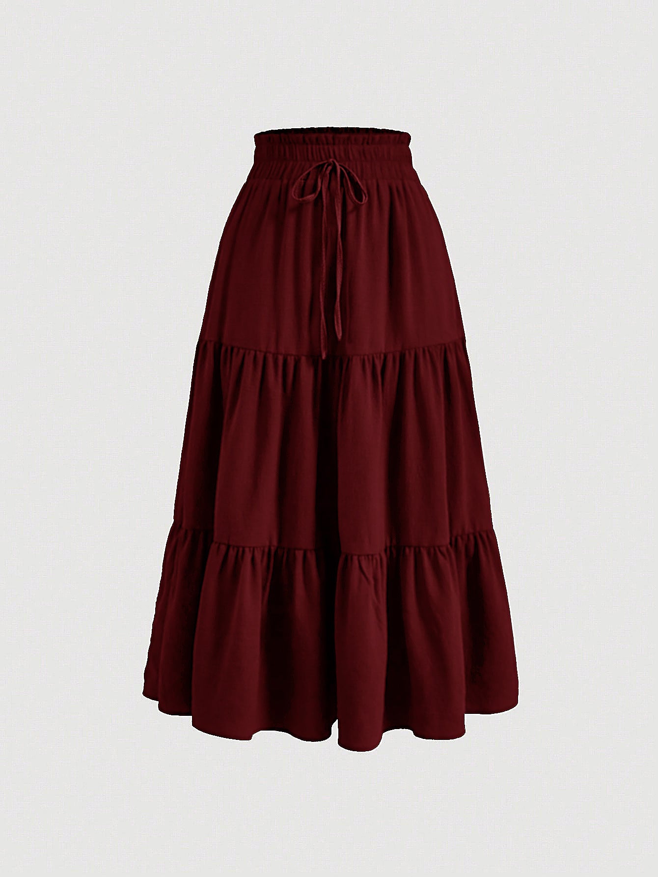 Independent Station Printed Skirt Elastic Waistband Bohemian Holiday Skirt